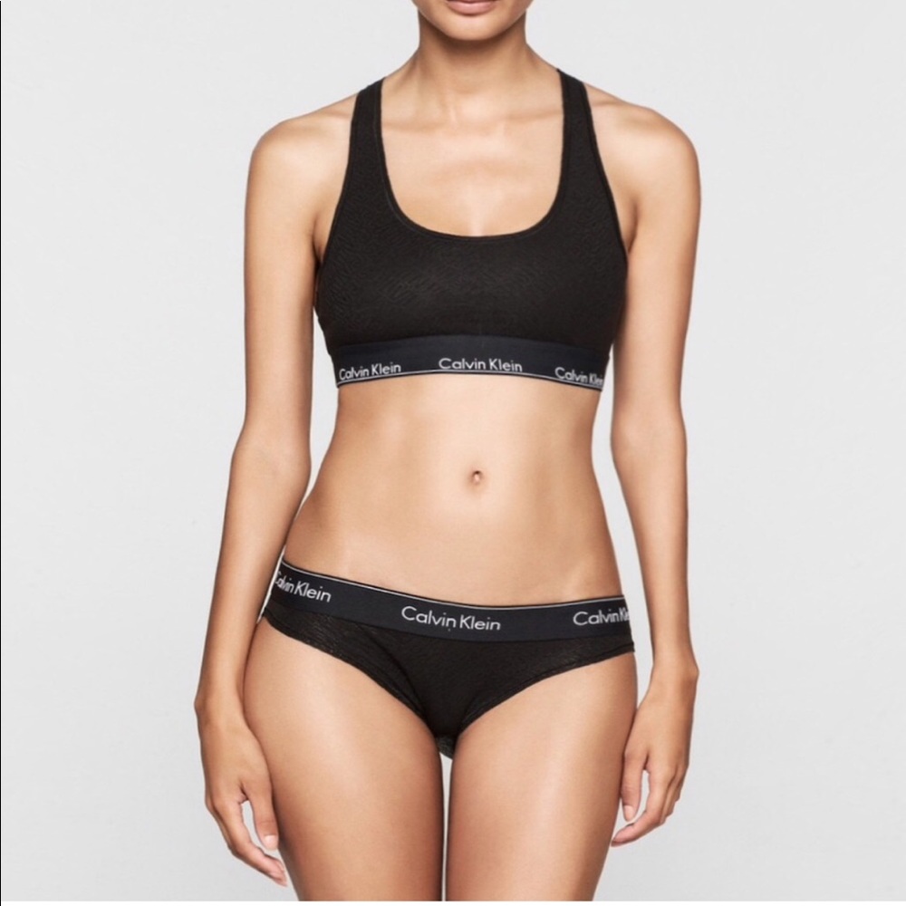 Calvin Klein bralette and panty set